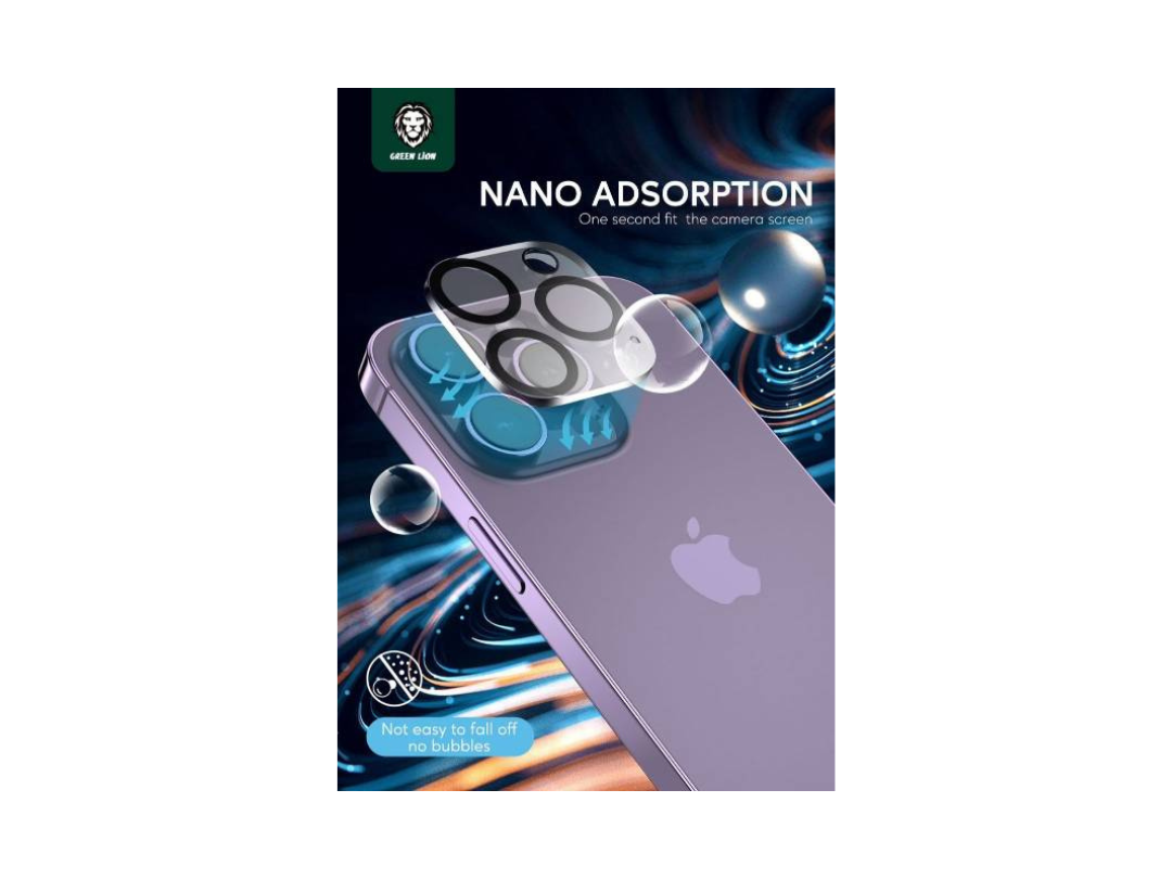 Green Lion iPhone 14 Pro / Max Transparent Camera Lens protection Green Lion iPhone 14 Pro / Max Transparent Camera Lens protection